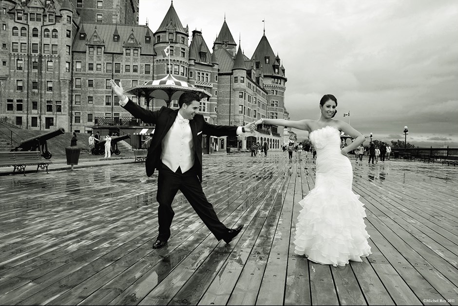 Nicole & Leonardo at Fairmont Le Chateau Frontenac