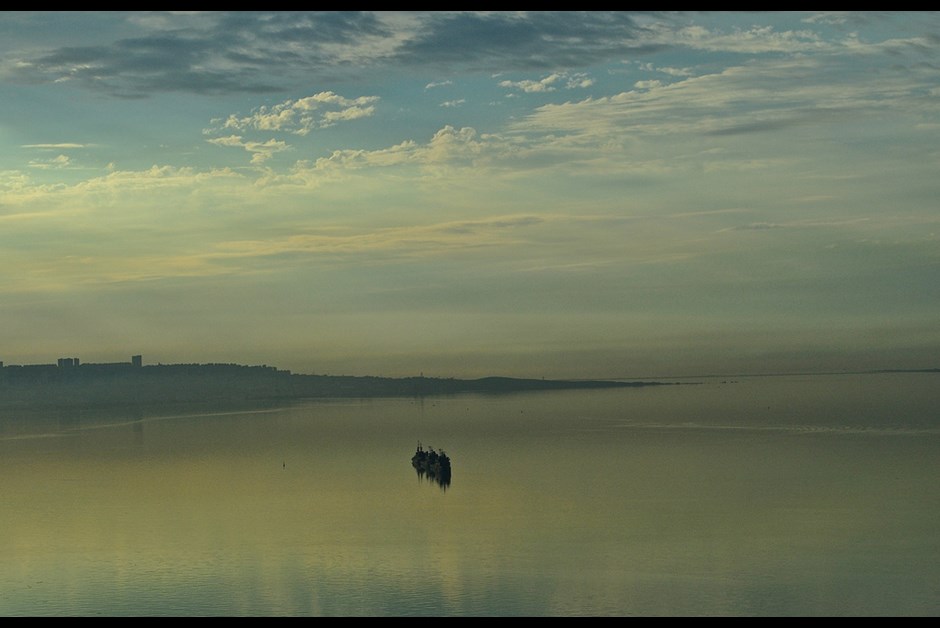 The Caspian Sea, Baku, Azerbaijan