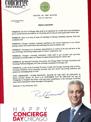 Happy Concierge Day ~ Chicago