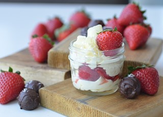 Strawberry & White Chocolate Parfait