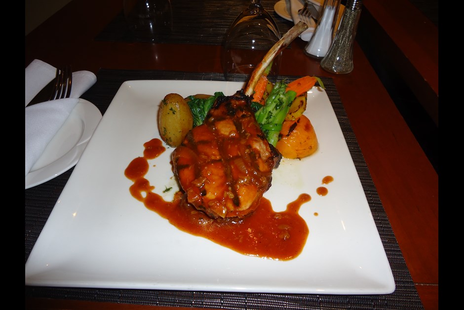 Fairmont Le Château Montebello’s BBQ Pork Chop