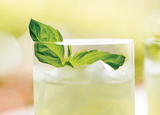 Roof Top Honey and Basil Collins