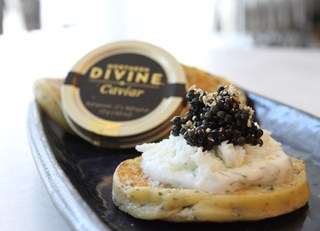 Nori and Yukon Gold Blini's