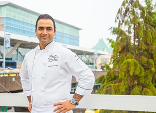 New Executive Chef Karan Suri is turning up the heat in the kitchen at North America's top airport hotel
