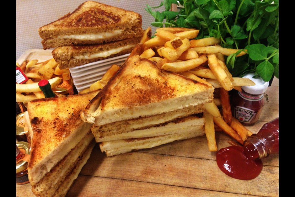 Great Canadian Grilled Three Cheese Sandwich  