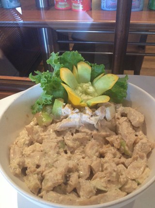 Green Apple and Chicken Salad with Mango Chutney