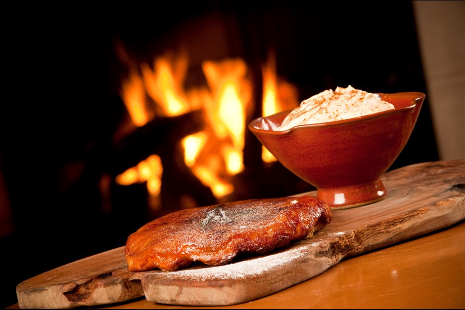 Tart Flambée with Okanagan Apples