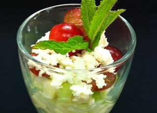 Apple Celery and Feta Cheese