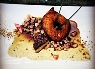 Foie gras filet & Apple beignet