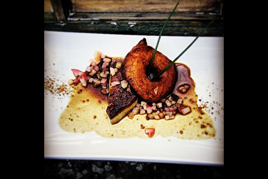 Foie gras filet & Apple beignet