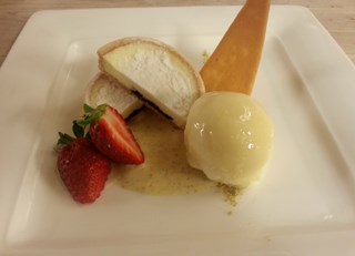 Fall Fromage & Fig Tart With Brandy Ice Cream