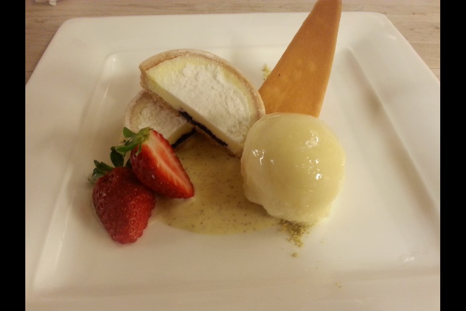 Fall Fromage & Fig Tart With Brandy Ice Cream