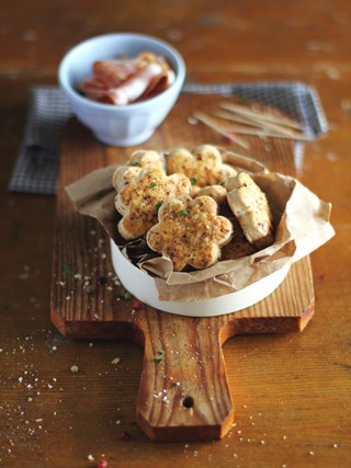 Anna Olson's Bacon Cheddar Shortbread -  A Favourite Recipe from Christmas in November!