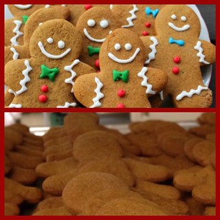 Holiday Gingerbreadmen Cookies