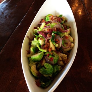 The Waterlot Inn's Brussels Sprouts with Pancetta and Brown Sugar
