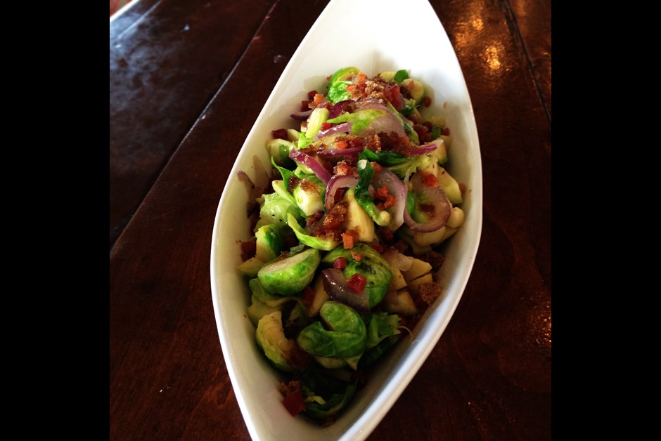 The Waterlot Inn's Brussels Sprouts with Pancetta and Brown Sugar