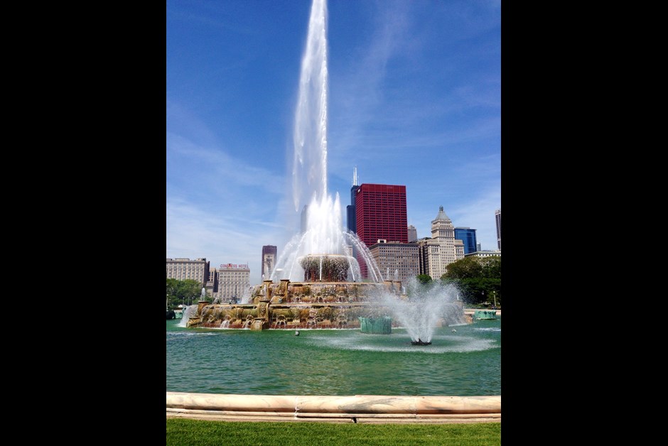 View from the Millennium Park near Fairmont