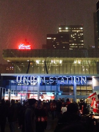 Beautiful view from Maple Leafs Square