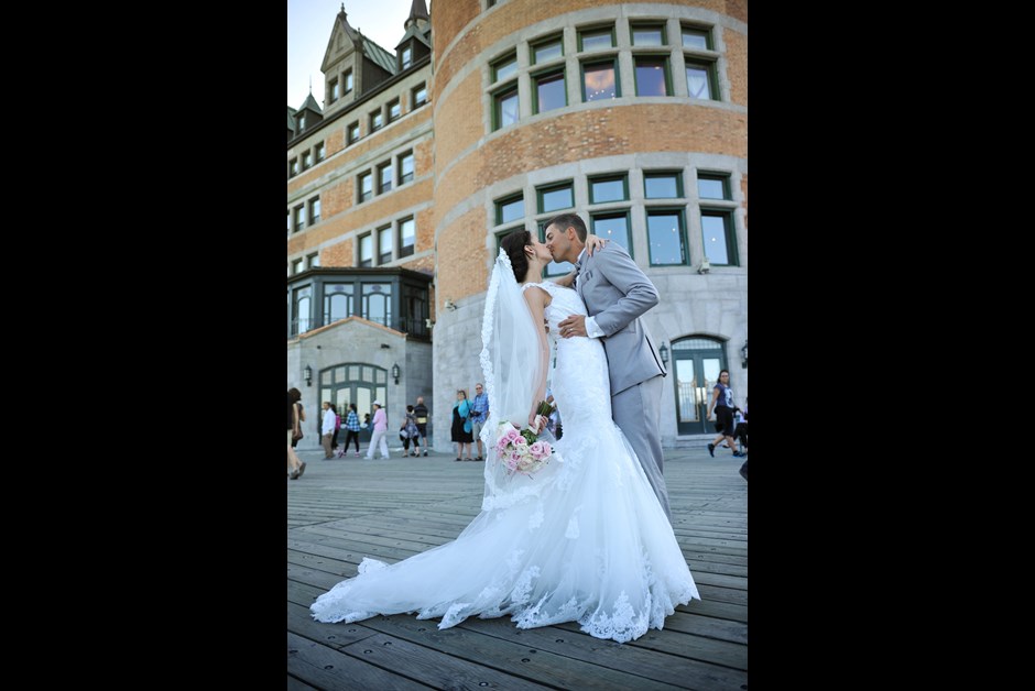 Frederick & Gabrielle 23-08-2014, salle de bal du Fairmont Le Chateau Frontenac