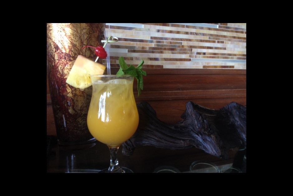 Warm Winter Tropical Cocktail