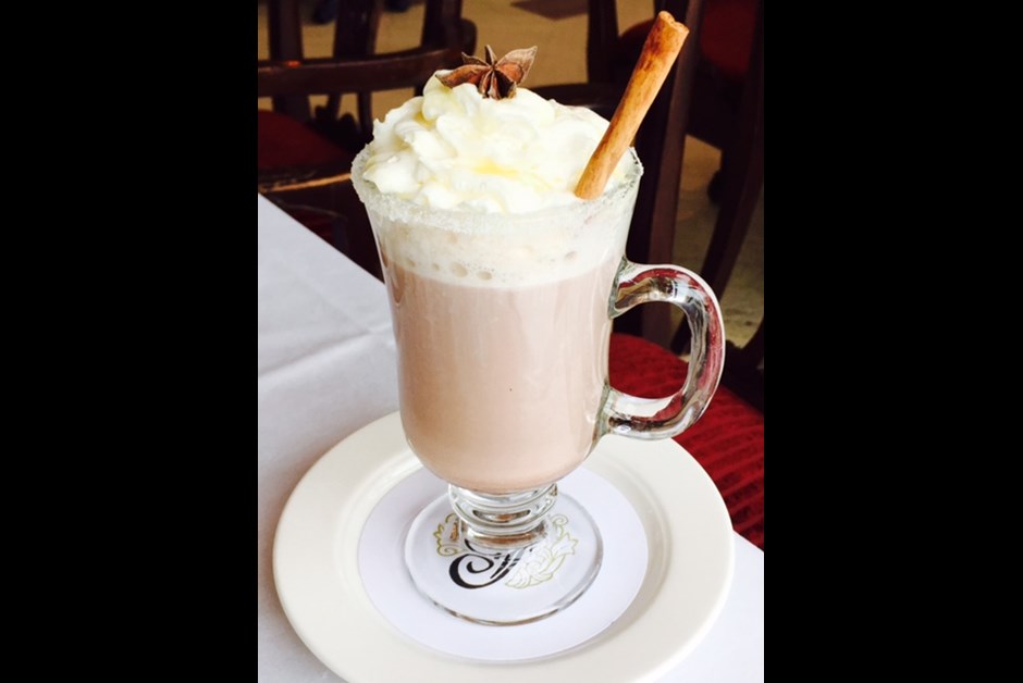 Salted Hazelnut Hot Chocolate