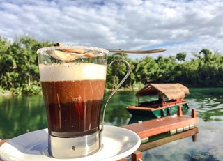 Warm up  with a Caf&#233; Maya (Mayan coffee)