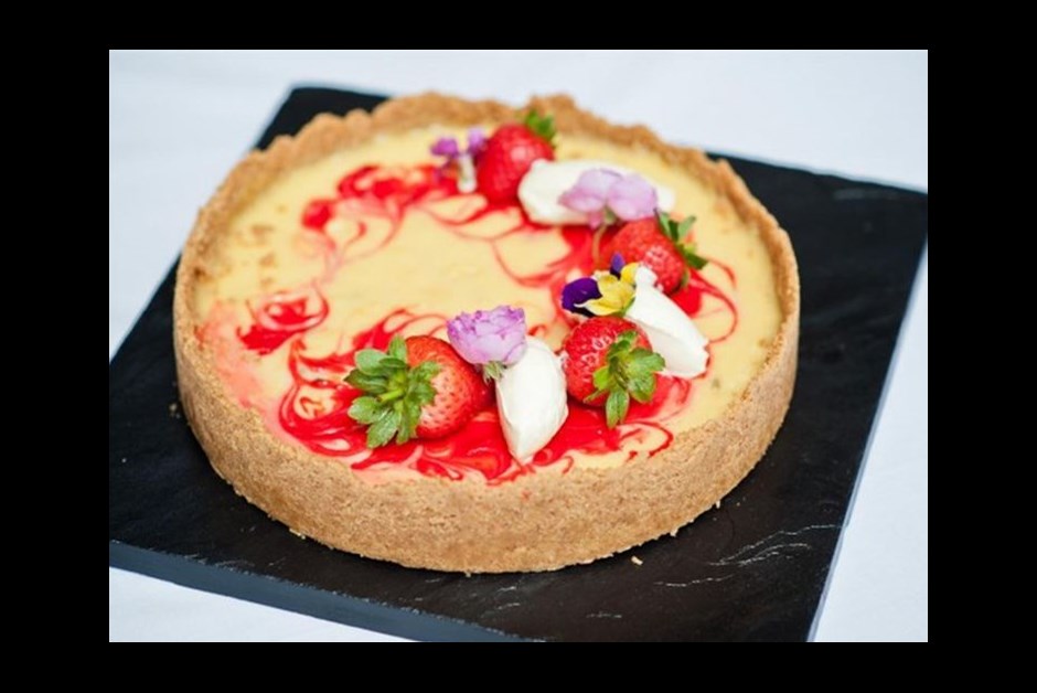 Lemon and Passion Fruit Tart with Crème Fraiche - by Constantijn Hahndiek