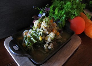Wintery Quinoa and Lentil Stew with Kale