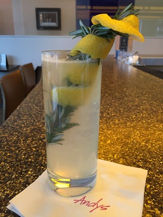 Charred Rosemary and Lemon Mule