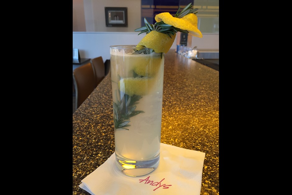Charred Rosemary and Lemon Mule