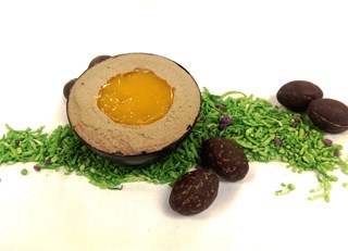 Chocolate and Mango Easter Egg