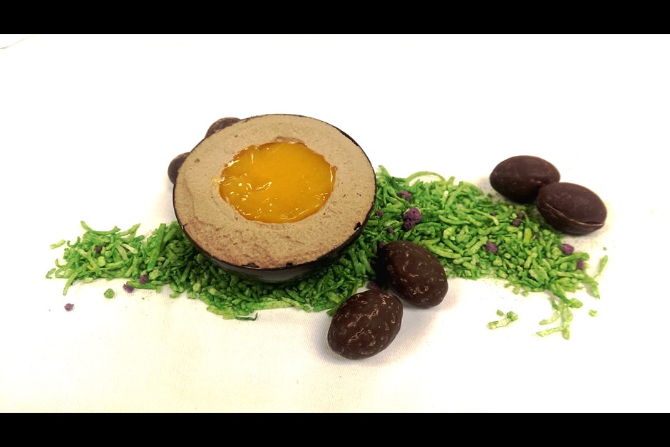 Chocolate and Mango Easter Egg