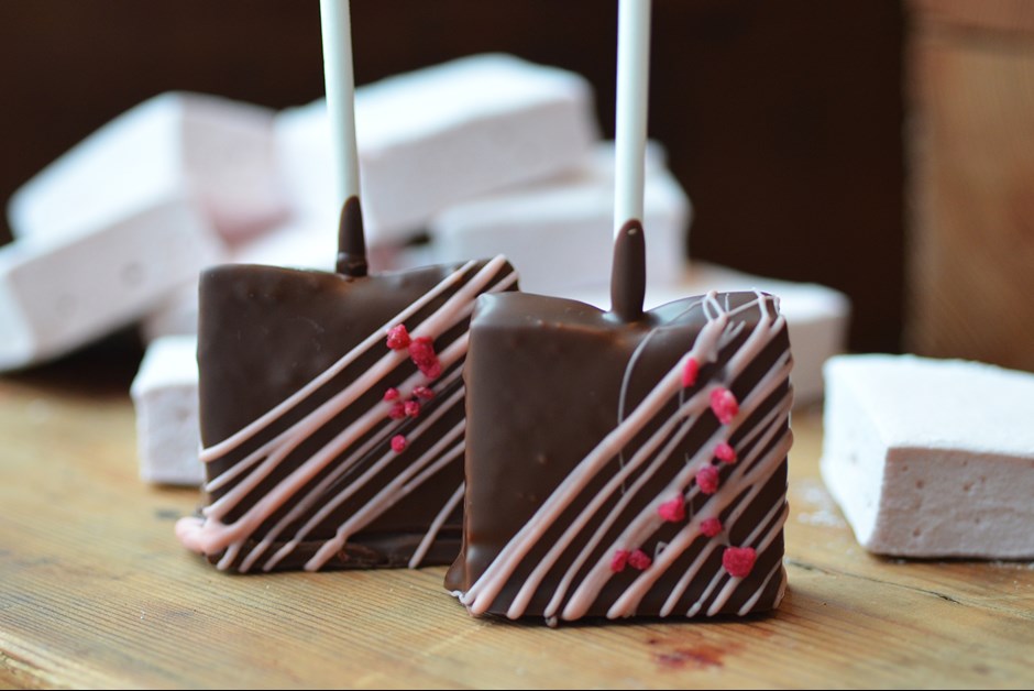 Chocolate Marshmallow Pops