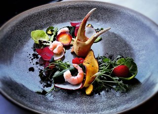 Quebec Seasonal Fresh Vegetables Salad, Wasabi and Apricot Dressing