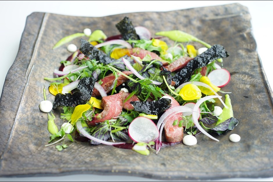 Torched Wagyu Beef Salad