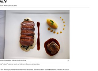 Sante at the Fairmont Sonoma Mission Inn (Again) Included in the Top 100