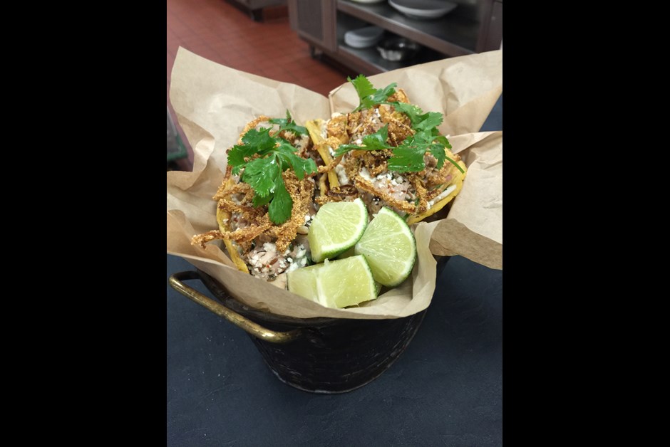 Spit Roasted Chicken Tacos with Fresh Pressed Tortillas