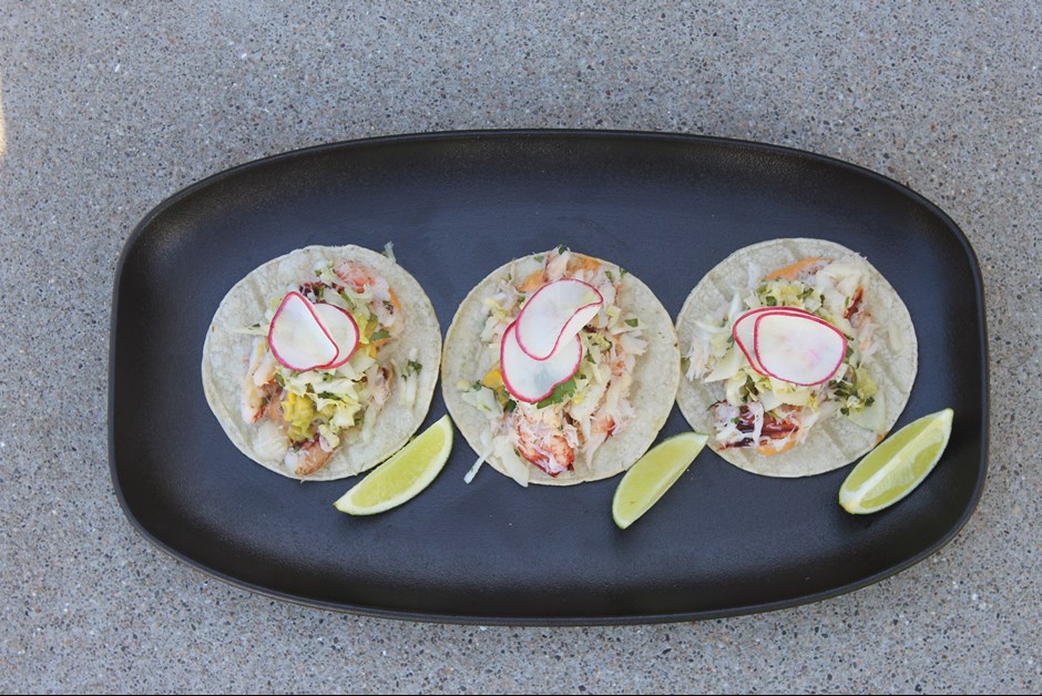 Dungeness Crab Tacos With Pickled Fennel & Chipotle Aioli