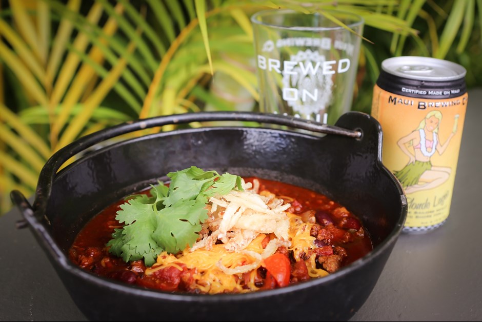 Bikini Blonde Beer Chili