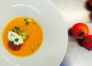 Roasted San Marzano Tomato Soup