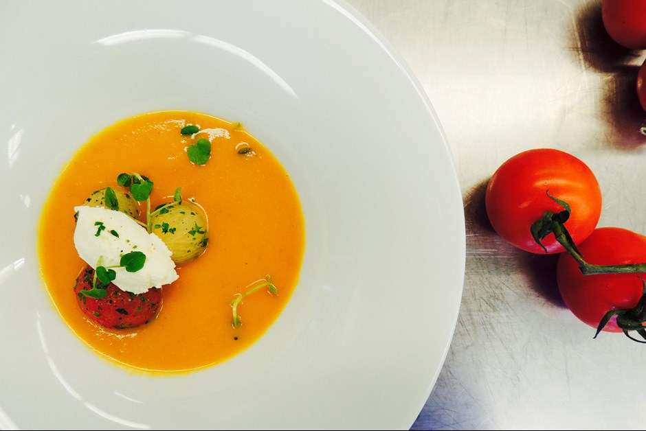 Roasted San Marzano Tomato Soup