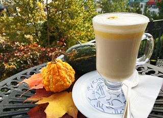 Pumpkin-port latt&#233;