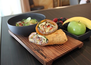 Wrap it up! Easy breakfast wraps for business meetings