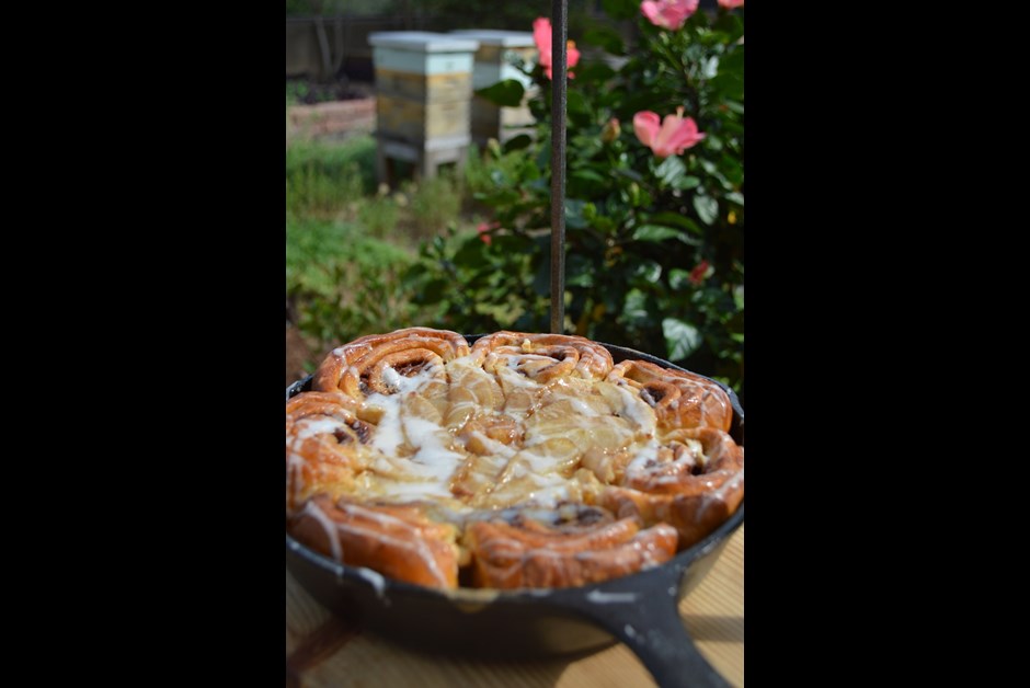 Pear Cinnamon Buns