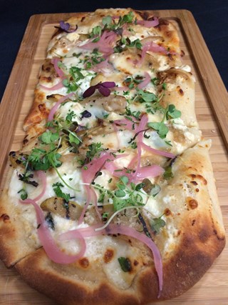 Grilled Pear Flatbread