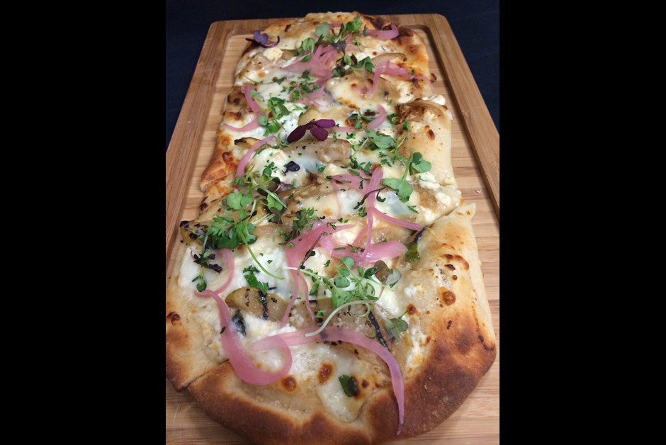 Grilled Pear Flatbread