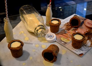 Cereal Milk and Cookie Shots