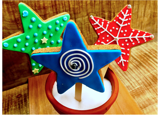 Gingerbread Cookie Pops