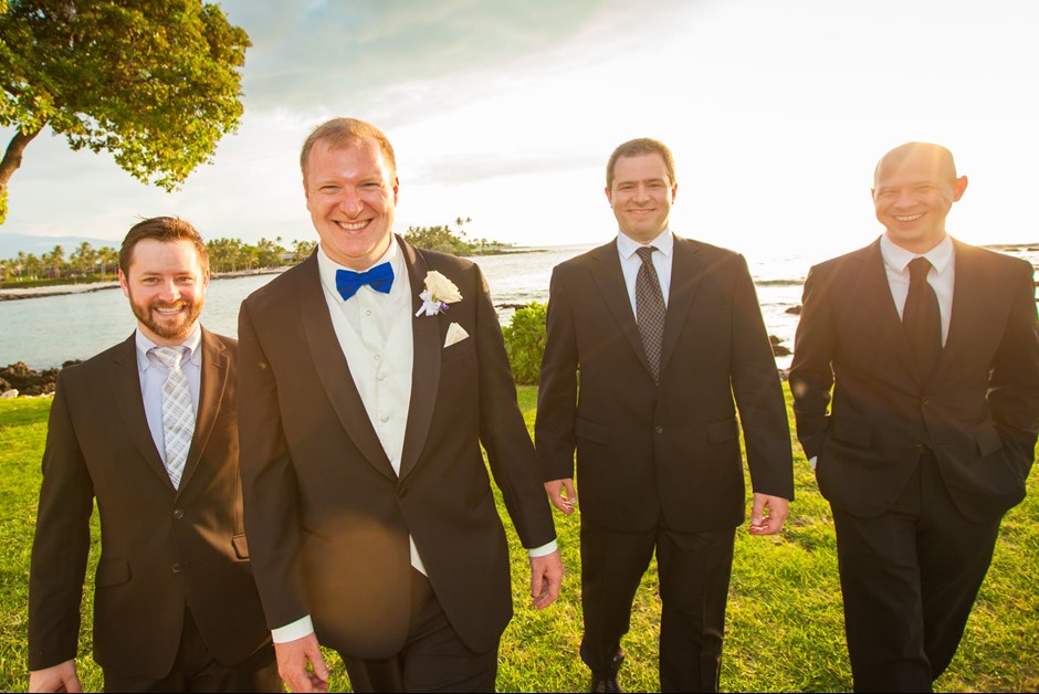 Groom and groomsmen