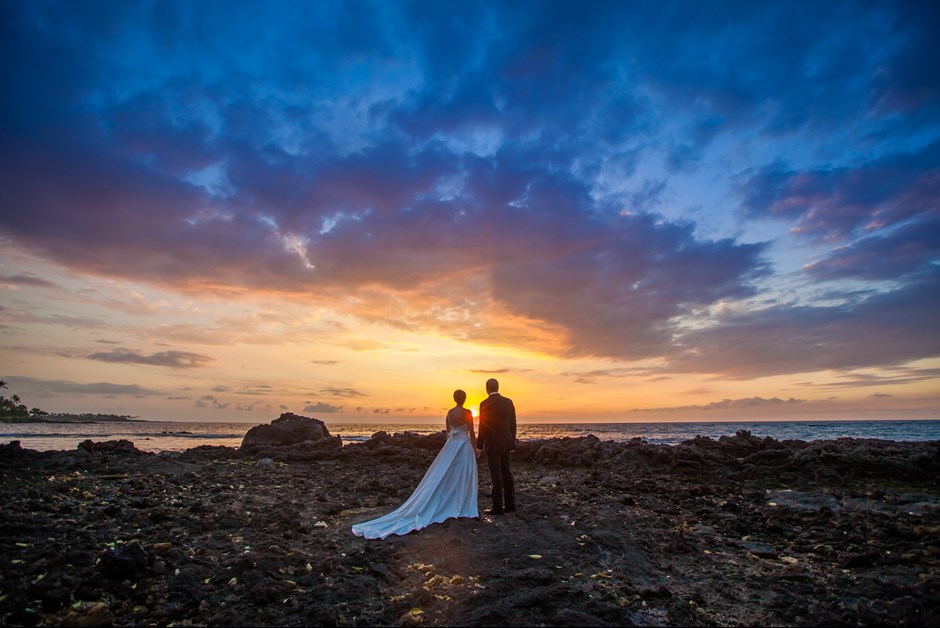 Gazing at the sunset